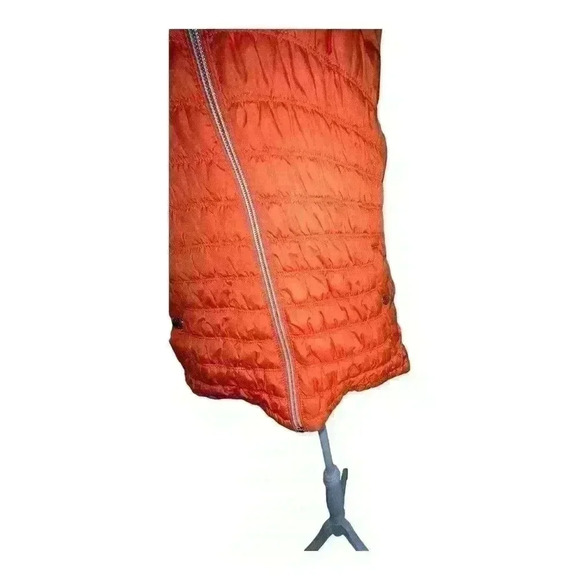 Andrew Marc Marc New York Puffer Vest Women's large orange Quilted Jacket - Picture 2 of 11